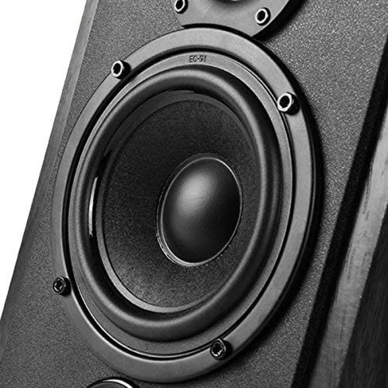 Активни колони Edifier R1700BT Bluetooth Bookshelf Speakers - Active Near-Field Studio Monitors - Powered Speakers 2.0 Setup Wooden Enclosure - 66w RMS, Black