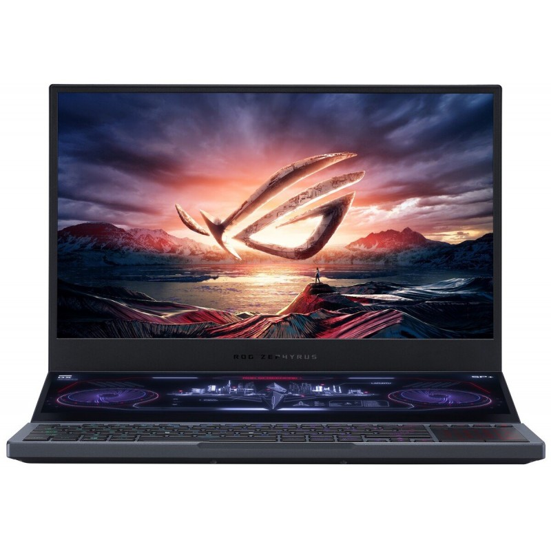 Лаптоп Asus ROG Zephyrus Duo15 GX550LWS-HF046T, 15.6" FHD (1920x1080) IPS AG 300Hz, i7-10875H, RTX 2070 SUPER Max-Q 8GB GDDR6, 16GB DDR4 3200MHz, 1TB M.2 PCIE NVMe SSD - 90NR02Y1-M01510