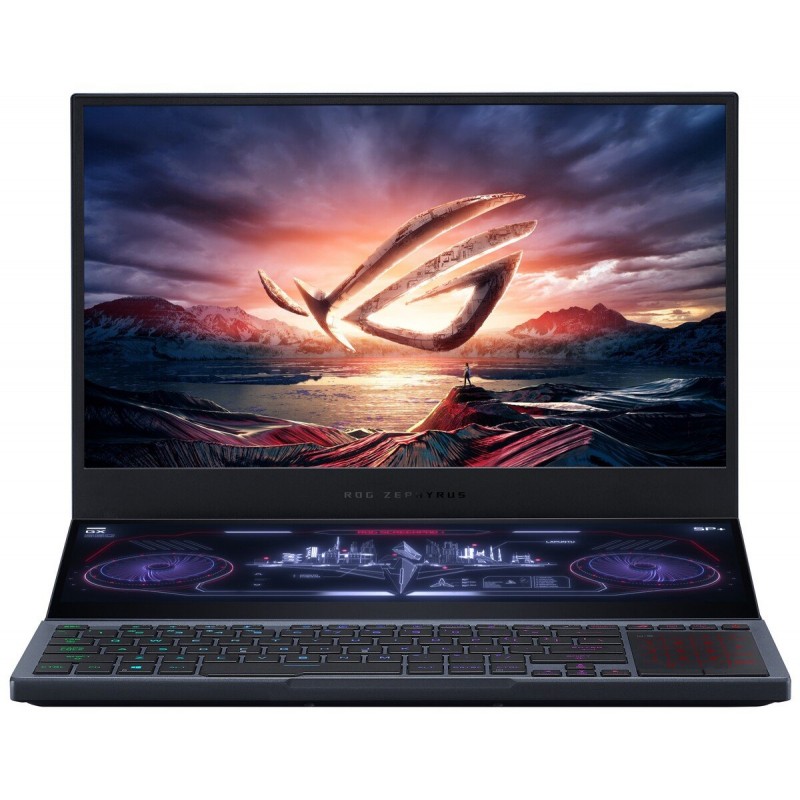 Лаптоп Asus ROG Zephyrus Duo15 GX550LWS-HF046T, 15.6" FHD (1920x1080) IPS AG 300Hz, i7-10875H, RTX 2070 SUPER Max-Q 8GB GDDR6, 16GB DDR4 3200MHz, 1TB M.2 PCIE NVMe SSD - 90NR02Y1-M01510