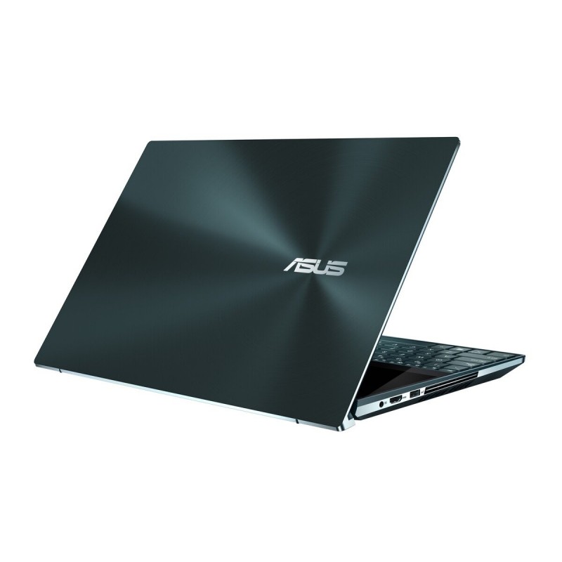 Лаптоп Asus ZenBook Pro Duo UX581LV-H2002R, 15.6" OLED 4K (3840x2160) Touch IPS, 14 4K UHD (3840x1100), i7-10750H, GeForce RTX 2060 6GB GDDR6, 16GB DDR4 2666MHz, 1TB M.2 NVMe SSD - 90NB0RQ1-M00120