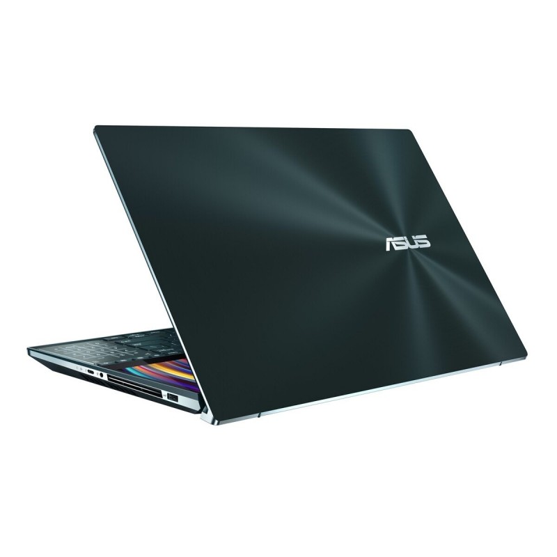 Лаптоп Asus ZenBook Pro Duo UX581LV-H2002R, 15.6" OLED 4K (3840x2160) Touch IPS, 14 4K UHD (3840x1100), i7-10750H, GeForce RTX 2060 6GB GDDR6, 16GB DDR4 2666MHz, 1TB M.2 NVMe SSD - 90NB0RQ1-M00120