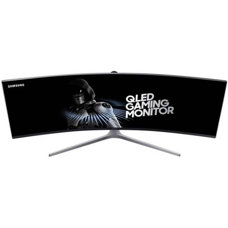 Монитор Samsung 48.9" QLED, Super Ultra-wide 32:9 (3840x1080) VA 144Hz, 1ms, 1800R, Curved, Nvidia G-Sync, FreeSync: AMD FreeSync - C49HG90D