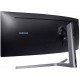 Монитор Samsung 48.9" QLED, Super Ultra-wide 32:9 (3840x1080) VA 144Hz, 1ms, 1800R, Curved, Nvidia G-Sync, FreeSync: AMD FreeSync - C49HG90D