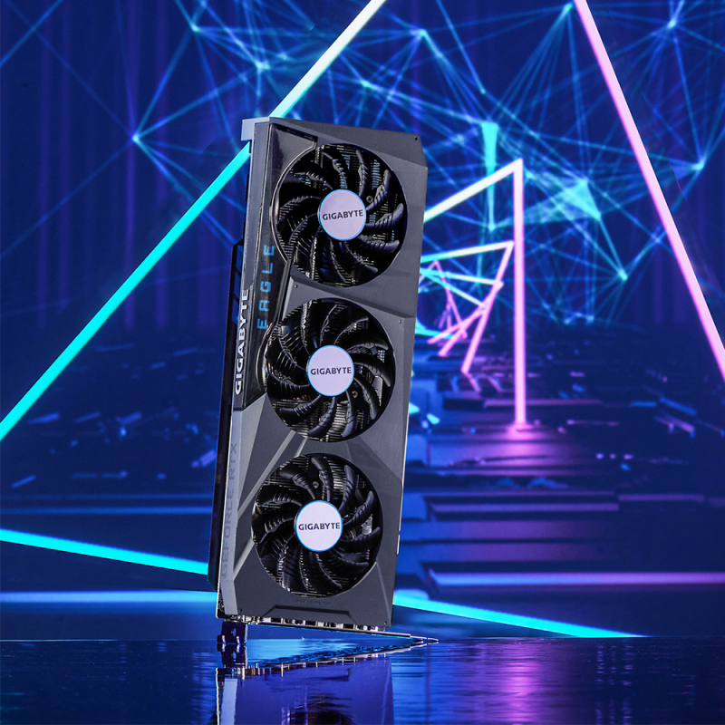 Видео карта Gigabyte GeForce RTX 3070 EAGLE OC 8GB GDDR6 2‎56-bit 1‎770MHz-N3070EAGLE-OC-8GD