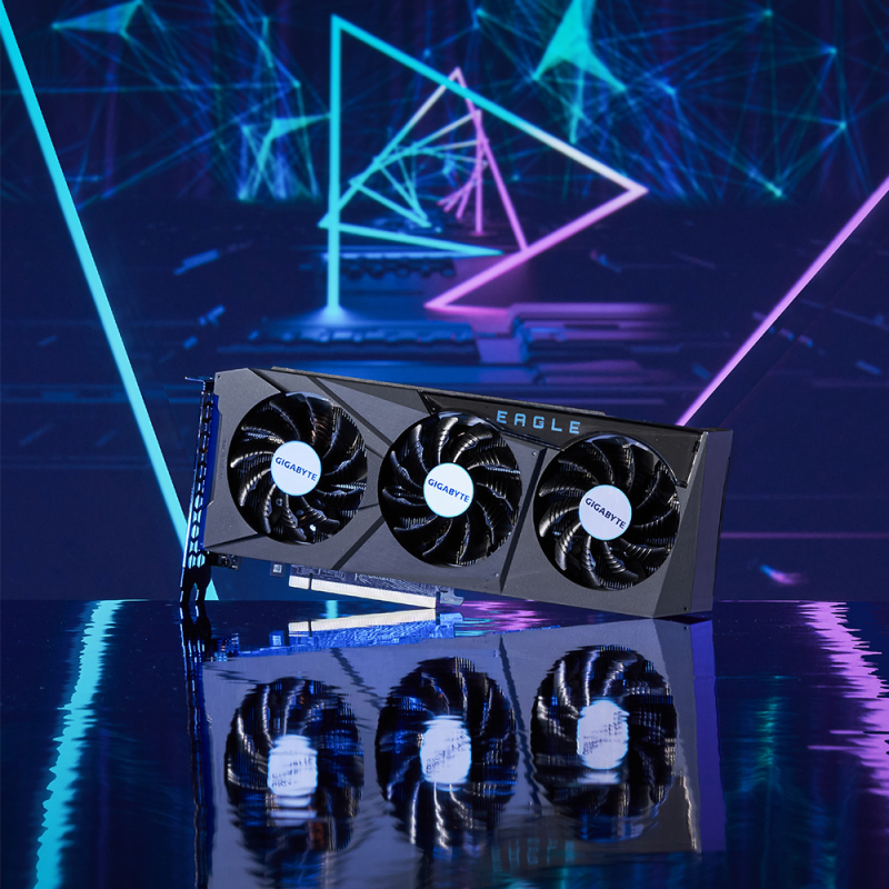 Видео карта Gigabyte GeForce RTX 3070 EAGLE OC 8GB GDDR6 2‎56-bit 1‎770MHz-N3070EAGLE-OC-8GD