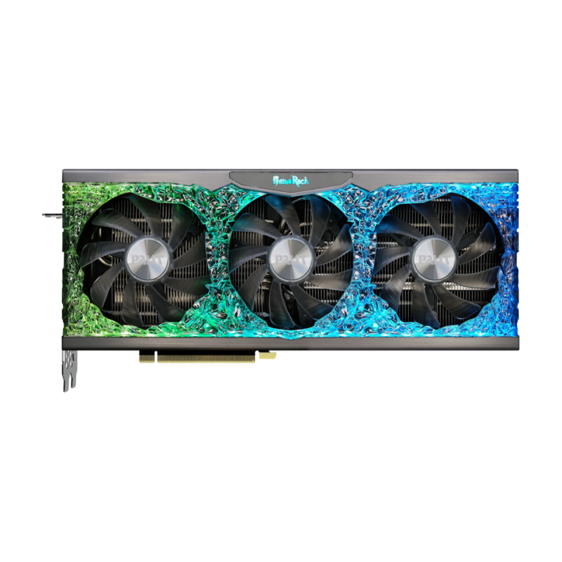 Видео карта PALIT RTX 3080 GameRock 10GB GDDR6X 1755MHz, 320-bit, Power 3x8-pin, NED3080U19IA-1020G