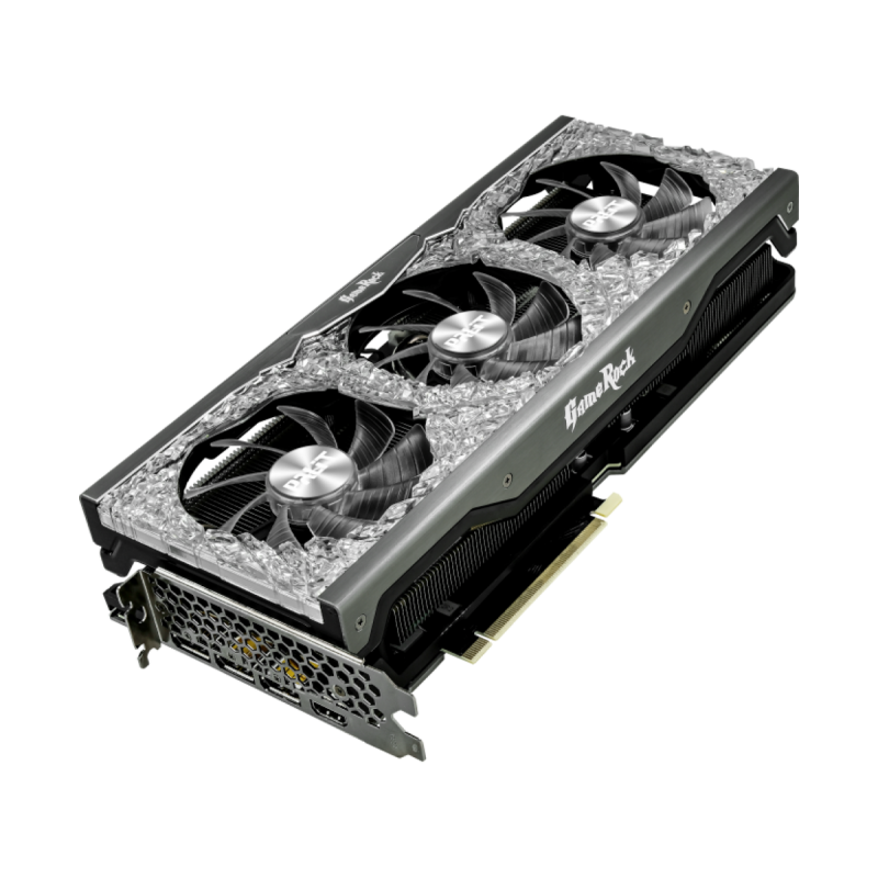 Видео карта PALIT RTX 3080 GameRock 10GB GDDR6X 1755MHz, 320-bit, Power 3x8-pin, NED3080U19IA-1020G