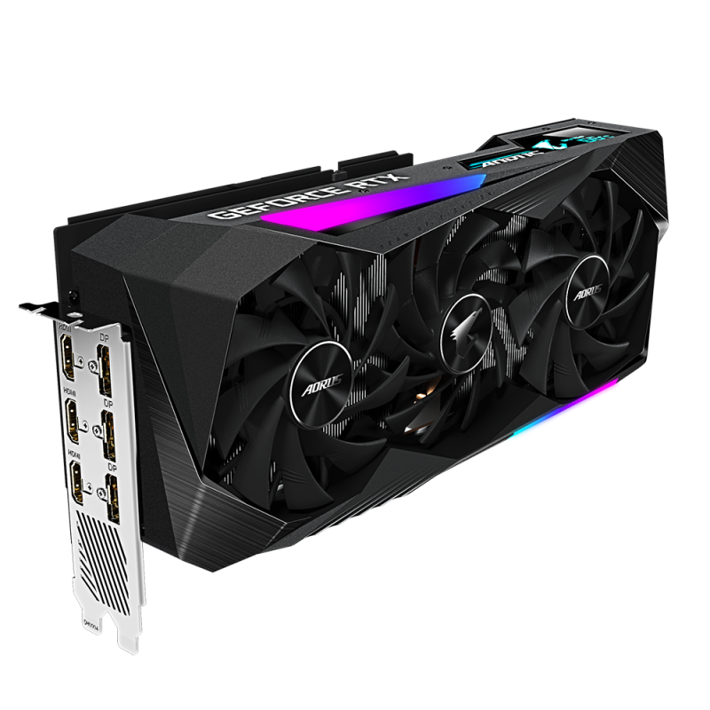 Видео картa Gigabyte AORUS GeForce RTX 3070 MASTER 8GB GDDR6 2‎56-bit 1‎845MHz-N3070AORUS-M-8GD