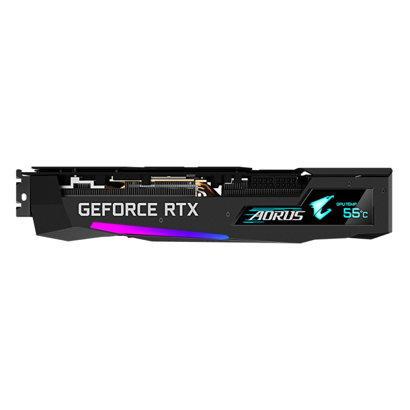 Видео картa Gigabyte AORUS GeForce RTX 3070 MASTER 8GB GDDR6 2‎56-bit 1‎845MHz-N3070AORUS-M-8GD