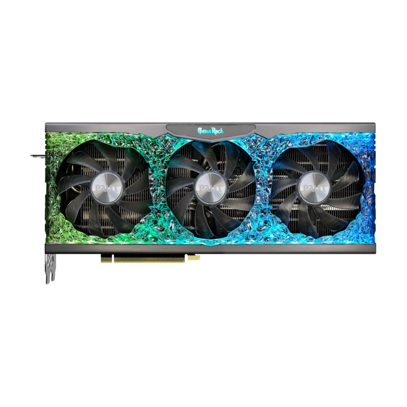 Видео карта Palit GeForce RTX 3090 GameRock OC 24GB GDDR6X 384-bit 1845MHz-NED3090H19SB-1021G