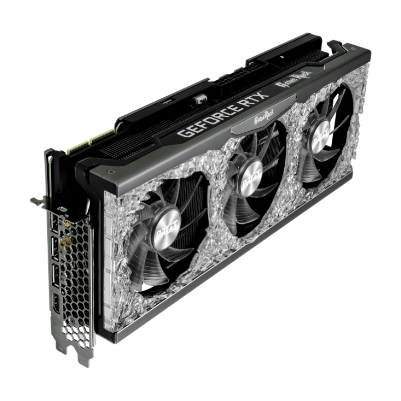 Видео карта Palit GeForce RTX 3090 GameRock OC 24GB GDDR6X 384-bit 1845MHz-NED3090H19SB-1021G