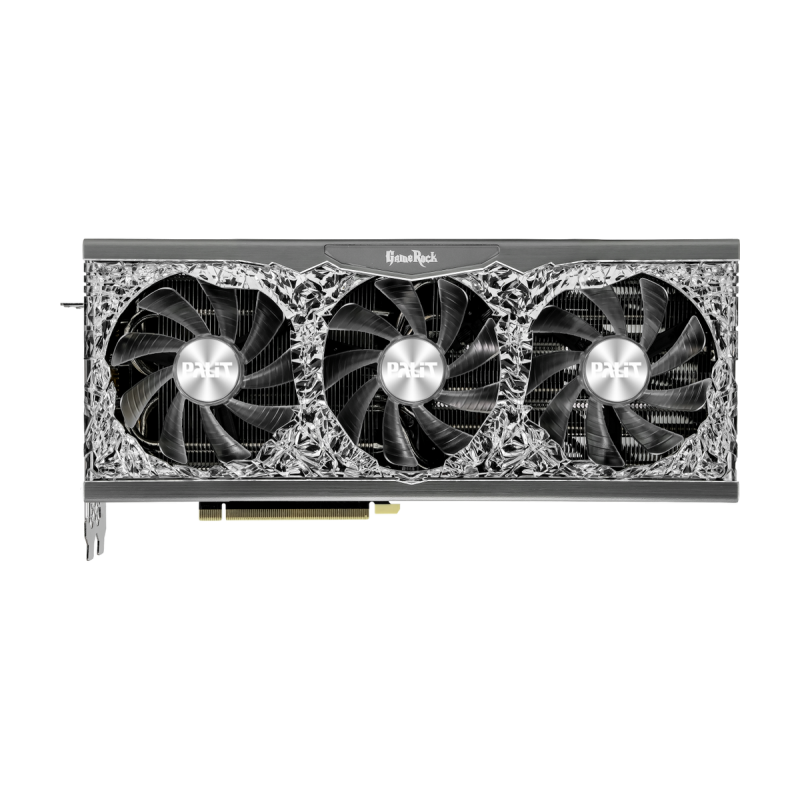 Видео карта Palit GeForce RTX 3070 GameRock OC 8GB GDDR6 256-bit 1845MHz, 14Gbps, Cuda 5888, Power 8-pin x2, EAN:4710562242195