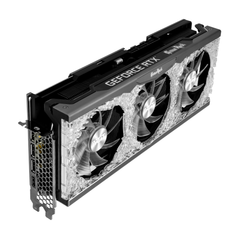 Видео карта Palit GeForce RTX 3080 GameRock OC 10GB GDDR6X 320-bit 1860MHz-NED3080H19IA-1020G