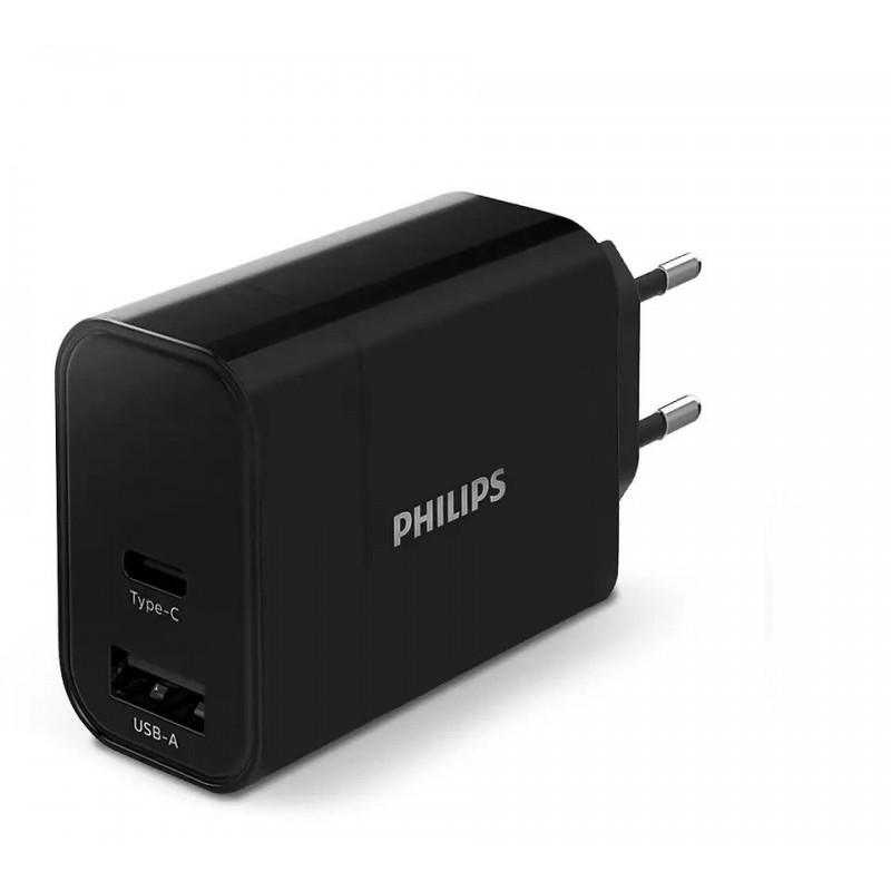 Стенно USB зарядно устройство PHILIPS Universal charger for 2 USB devices-DLP2621/12