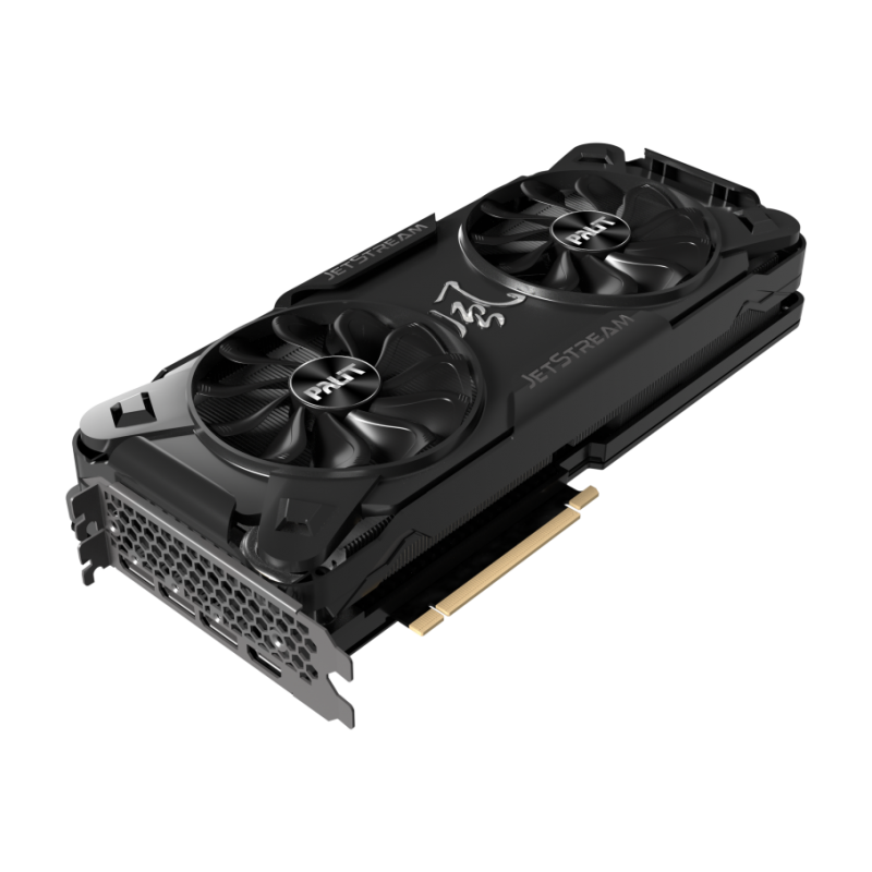 Видео карта Palit GeForce RTX 3070 JetStream OC 8GB GDDR6 256-bit 1815MHz - E63070T19P2-1040J-OC