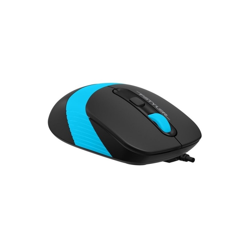 Комплект клавиатура и мишка A4TECH Fstyler  F1010, с кабел, USB, Син-A4-KEY-F1010-BLUE