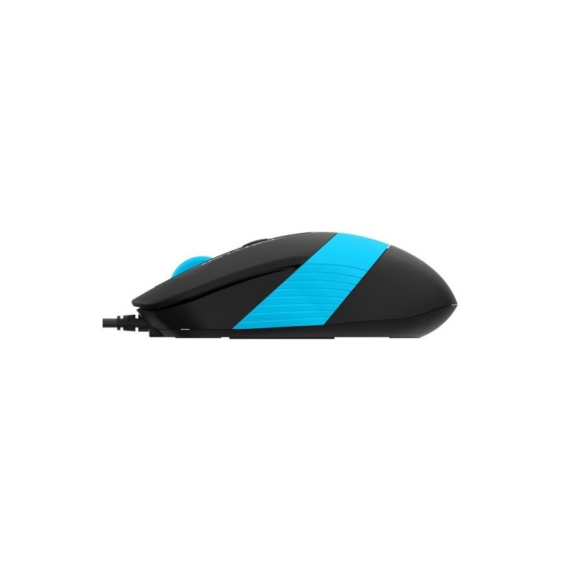 Комплект клавиатура и мишка A4TECH Fstyler  F1010, с кабел, USB, Син-A4-KEY-F1010-BLUE