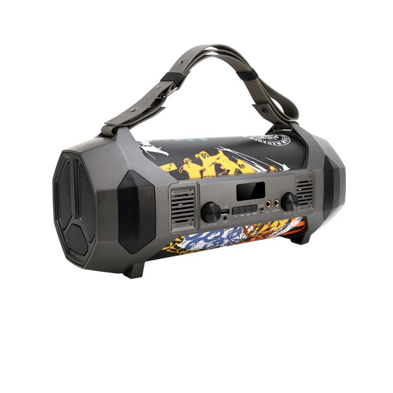 Bluetooth караоке колонка Moveteck FT697, USB, FM, AUX, Многоцветен
