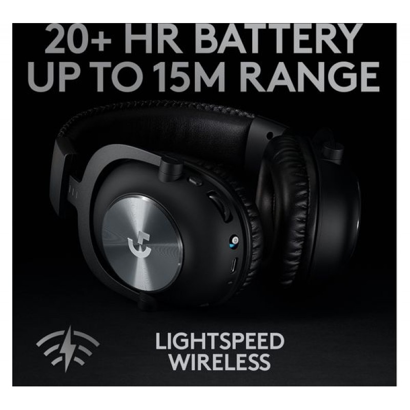 Геймърски слушалки Logitech PRO X Wireless LIGHTSPEED, EAN:5099206089693