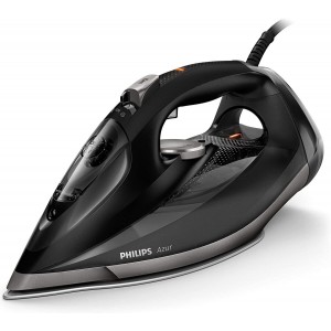 Philips Парна ютия Azur Парна ютия 55 г/мин непрекъсната пара, Парен удар 250 г, Гладеща повърхност SteamGlide Elite