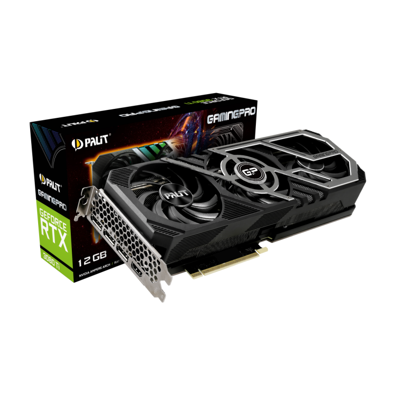 Видео карта PALIT RTX 3080 Ti GamingPro 12GB GDDR6X 1665MHz, 384bit, 3xDP, 1xHDM-NED308T019KB-132AA