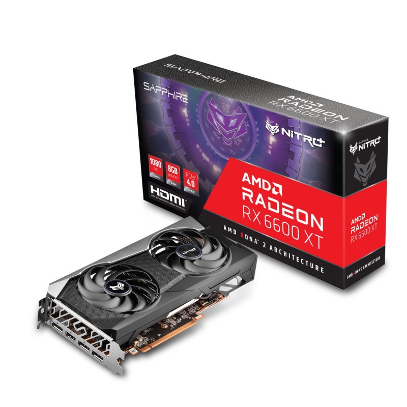 Видео карта SAPPHIRE NITRO+ AMD Radeon™ RX 6600 XT 8GB GDDR6 OC, AMD RDNA™ 2 Architecture-11309-01-20G