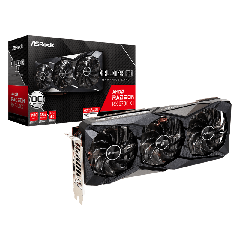 Видео карта AMD Radeon RX 6700 XT Challenger Pro 12GB OC (RX6700XT CLP 12GO)