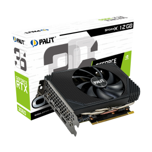 Видео карта Palit GeForce RTX 3060 StormX OC, 12GB GDDR6, 1807MHz, 15Gbps