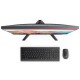 Компютър All-in-One Lenovo IdeaCentre AIO 720 23.8'' FHD, i3-7100, GeForce GT 960A, 8GB DDR4 2400Mhz, 256GB SSD NVM - F0CM006WBG