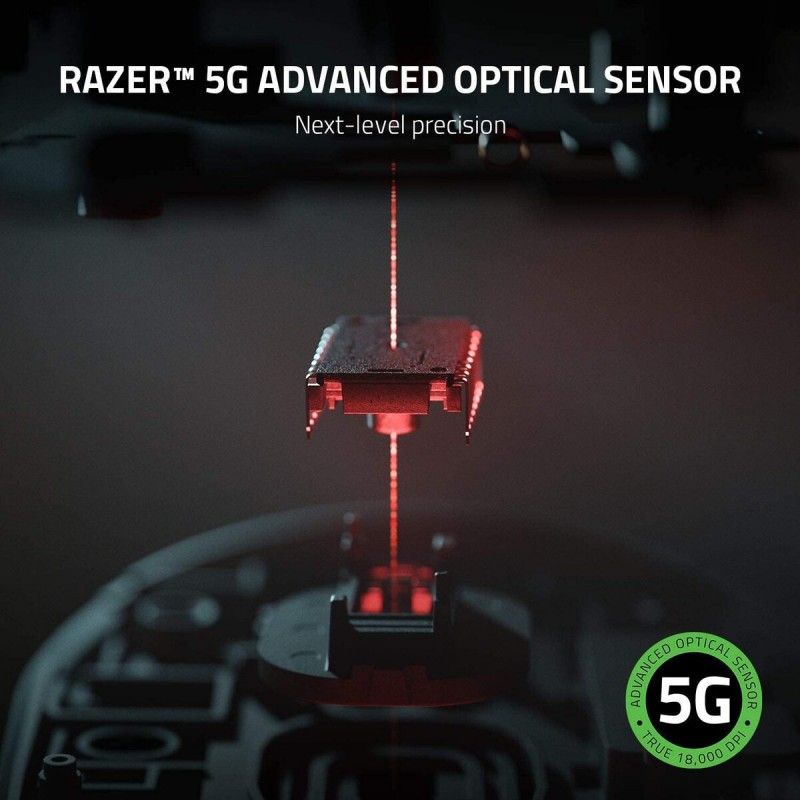Геймърска мишка Razer Naga X 5G optical sensor with 99.4% resolution accuracy-RZ01-03590100-R3M1