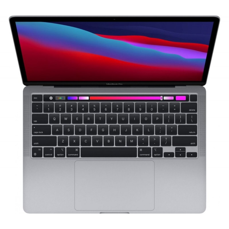 Лаптоп APPLE MacBook Pro, 13.3" (2560x1600) IPS, 8-core CPU Apple M1, 8GB DDR4 2133MHz, 256GB SSD-MYD82ZE/A