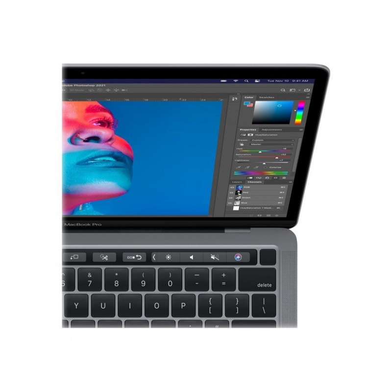 Лаптоп APPLE MacBook Pro, 13.3" (2560x1600) IPS, 8-core CPU Apple M1, 8GB DDR4 2133MHz, 256GB SSD-MYD82ZE/A