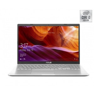 Бизнес Лаптоп ASUS X509JA-WB301CB, 15.6" (39.62 см) МАТОВ LED Full HD (1920 x 1080) TN, Intel i3-1005G1, SSD 256GB NVME, 4GB DDR4 2666Mhz Рам памет, Сив + Подарък оригинална раница Asus