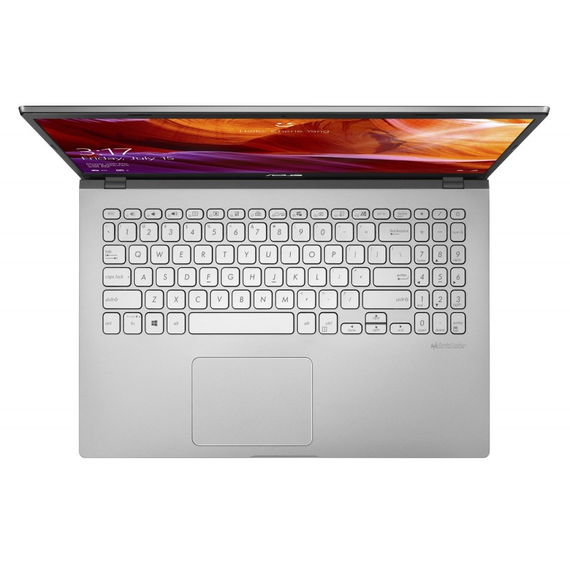 Бизнес Лаптоп ASUS X509JA-WB301C, 15.6" (39.62 см) МАТОВ LED Full HD (1920 x 1080) TN, Intel i3-1005G1, SSD 256GB NVME, 4GB DDR4 Рам памет, Сребрист + Подарък оригинална раница Asus-X509JA-WB301C