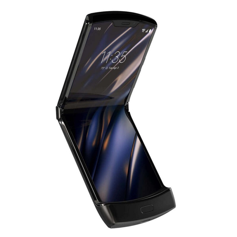 Flip Смартфон Motorola Razr XT2000-2, 6.2" pOLED 2142x876 21:9, 6GB, 128GB, Snapdragon 710, 4G, NFC, Black-XT2000-2