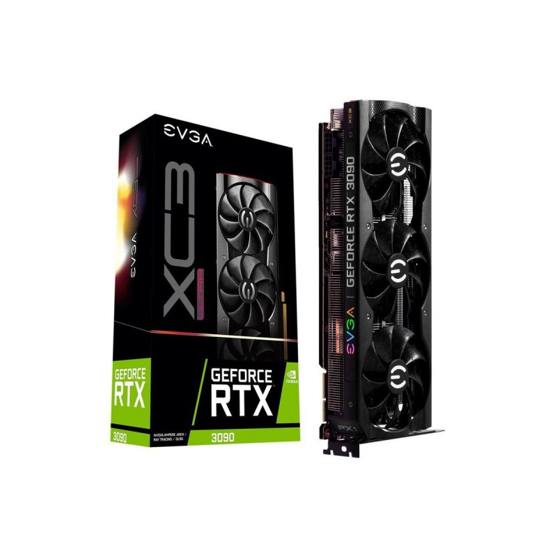 Видео карта EVGA GeForce RTX 3090 XC3 ULTRA GAMING 24GB GDDR6X-24G-P5-3975-KR