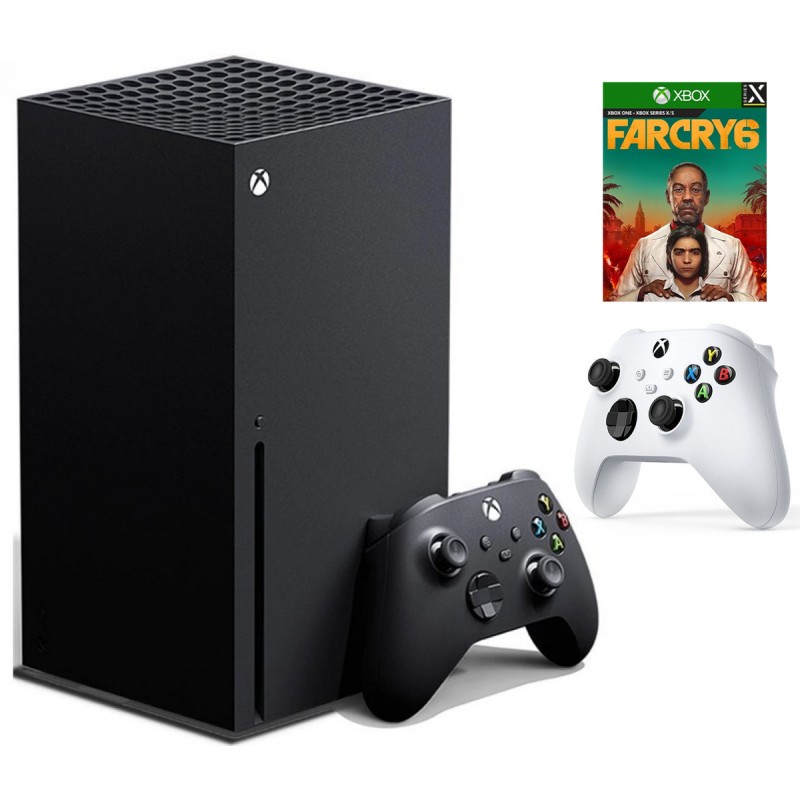 Microsoft Xbox Series X 1TB, 2nd Pad White EU-XBOX-X-1TB-2ND-PAD-FARCRY6