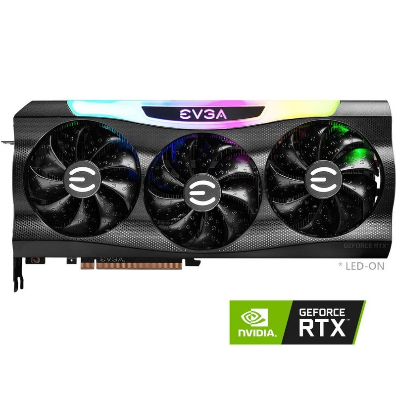 Видео карта EVGA GeForce RTX 3070 Ti FTW3 ULTRA GAMING 8GB GDDR6X, iCX3 Technology, ARGB LED, Metal Backplate-08G-P5-3797-KL