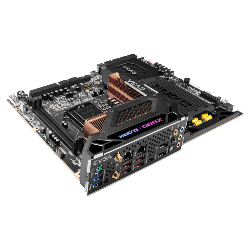 Дънна платка EVGA DARK LGA 1200 Intel Z590 PCIe Gen4, EATX, Wi-FI, BT 5.2 (121-RL-E599-KR), 121-RL-E599-KR