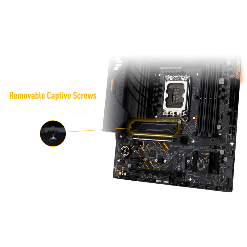 Дънна платка ASUS TUF GAMING B660M- PLUS WIFI D4 Intel B660 LGA 1700 micro ATX-90MB1930-M0EAY0