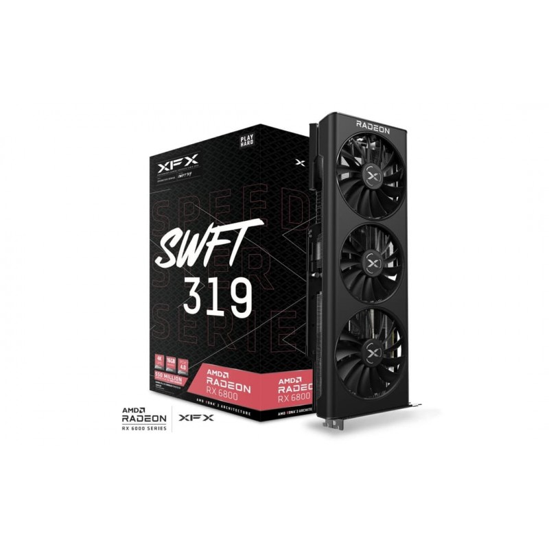 Видео карта XFX Speedster SWFT 319 AMD Radeon RX 6800 16GB GDDR6, AMD RDNA™ 2-RX-68XLAQFD9