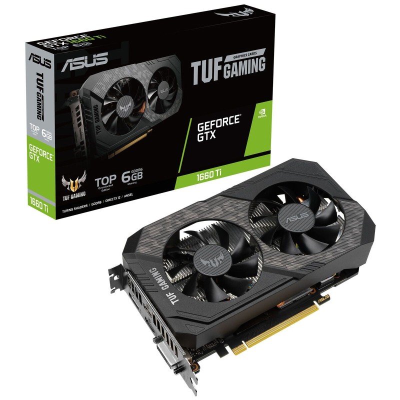 Видео карта ASUS TUF Gaming GeForce GTX 1660 Ti EVO TOP Edition 6GB GDDR6-90YV0CT9-M0NA00