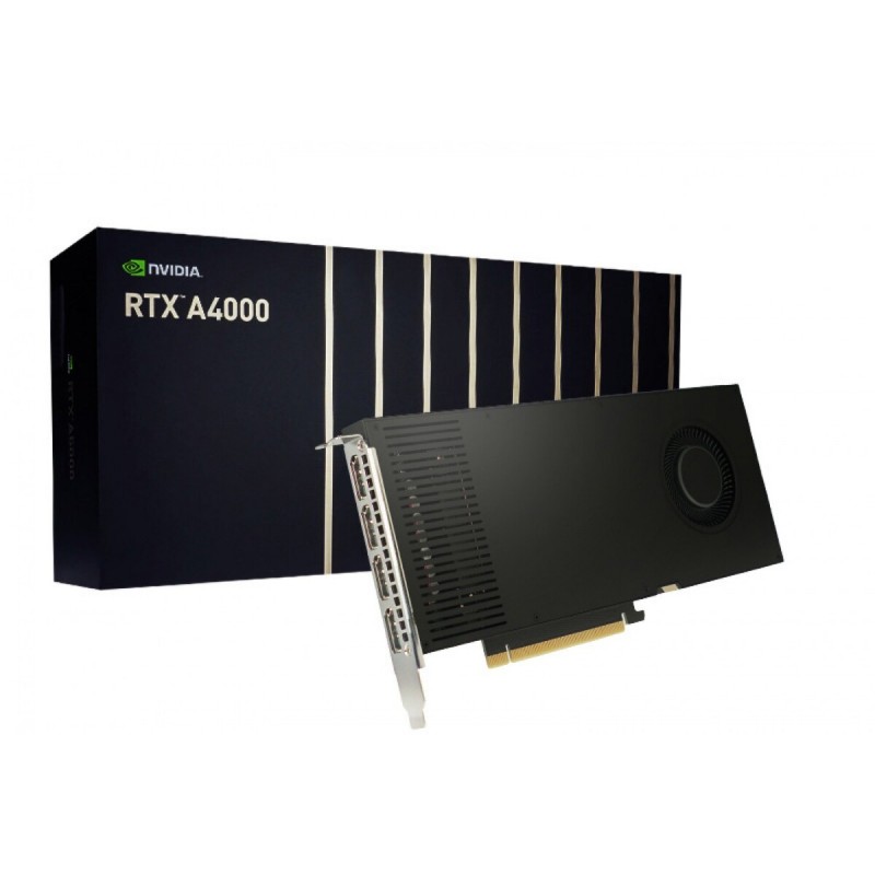 Видео Карта PNY Quadro RTX A4000 16GB GDDR6-VCNRTXA4000-PB