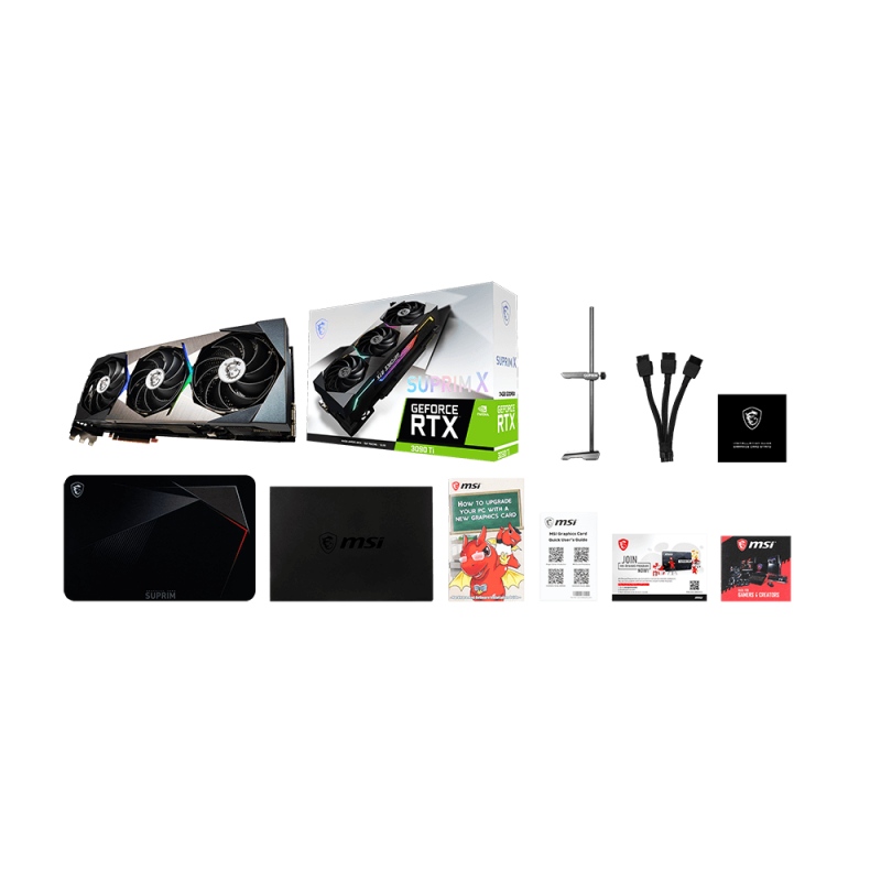 Видео карта MSI GeForce RTX 3090 Ti SUPRIM X 24GB GDDR6X 384-bit-912-V509-003