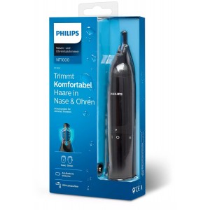 Philips Nose trimmer Series 5000, 100 waterproof, Dual-sided protective guard system