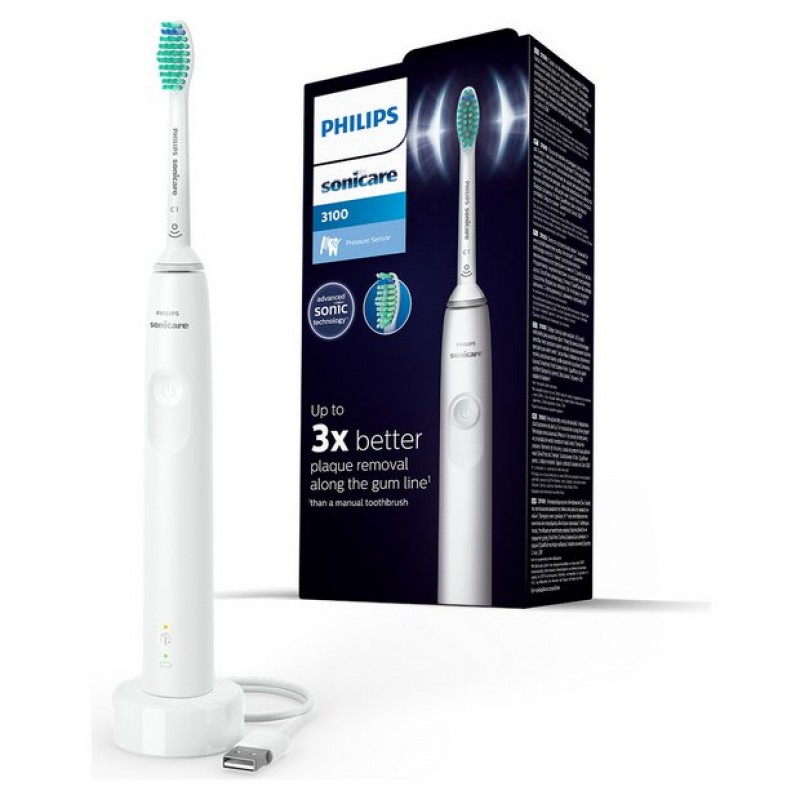 PHILIPS Sonicare 3100 series Built-in pressure sensor SmarTimer, HX3671/13