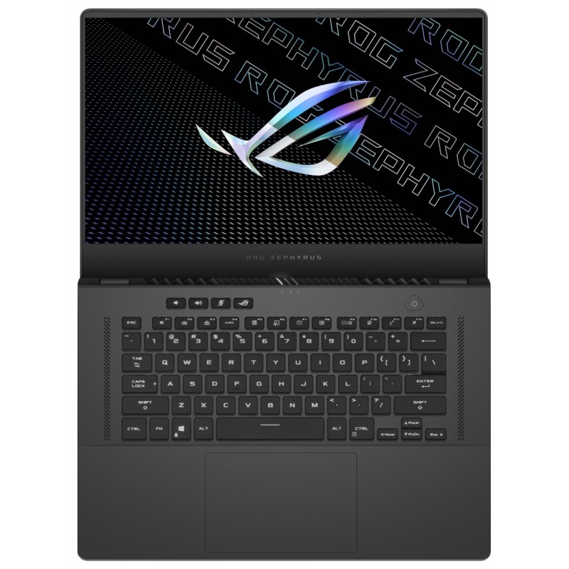 Лаптоп Asus ROG Zephyrus G15 GA503RS-LN005W, Ryzen 7 6800HS, 15.6" WQHD (2560x1440) 240Hz, NVIDIA RTX 3080 8GB, 16GB DDR5 4800MHz, 1TB M.2 PCIe NVMe SSD-90NR0AY2-M00360