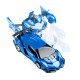 Синя трансформируема кола с дистанционно управление-blue-transformable-car