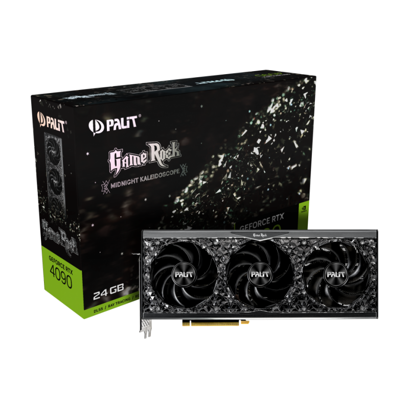 Видео Карта PALIT GeForce RTX 4090 GameRock 24GB GDDR6X 384-bit-RTX4090 GAMEROCK 24GB GDDR6X / NED4090019SB-1020G
