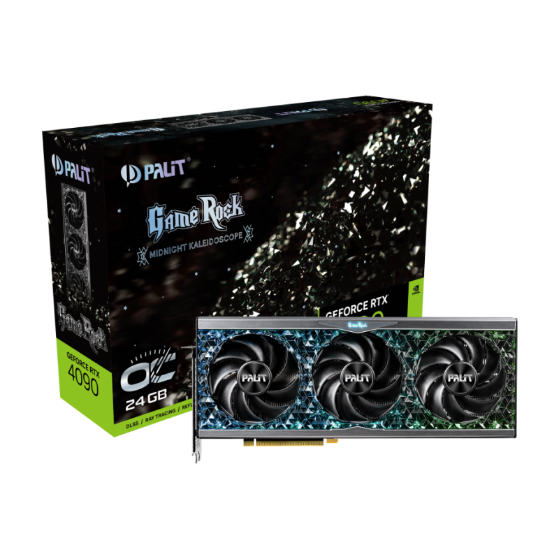 Видео Kарта Palit GeForce RTX 4090 GameRock OC 24GB GDDR6X 384-bit 2610 MHz-NED4090S19SB-1020G